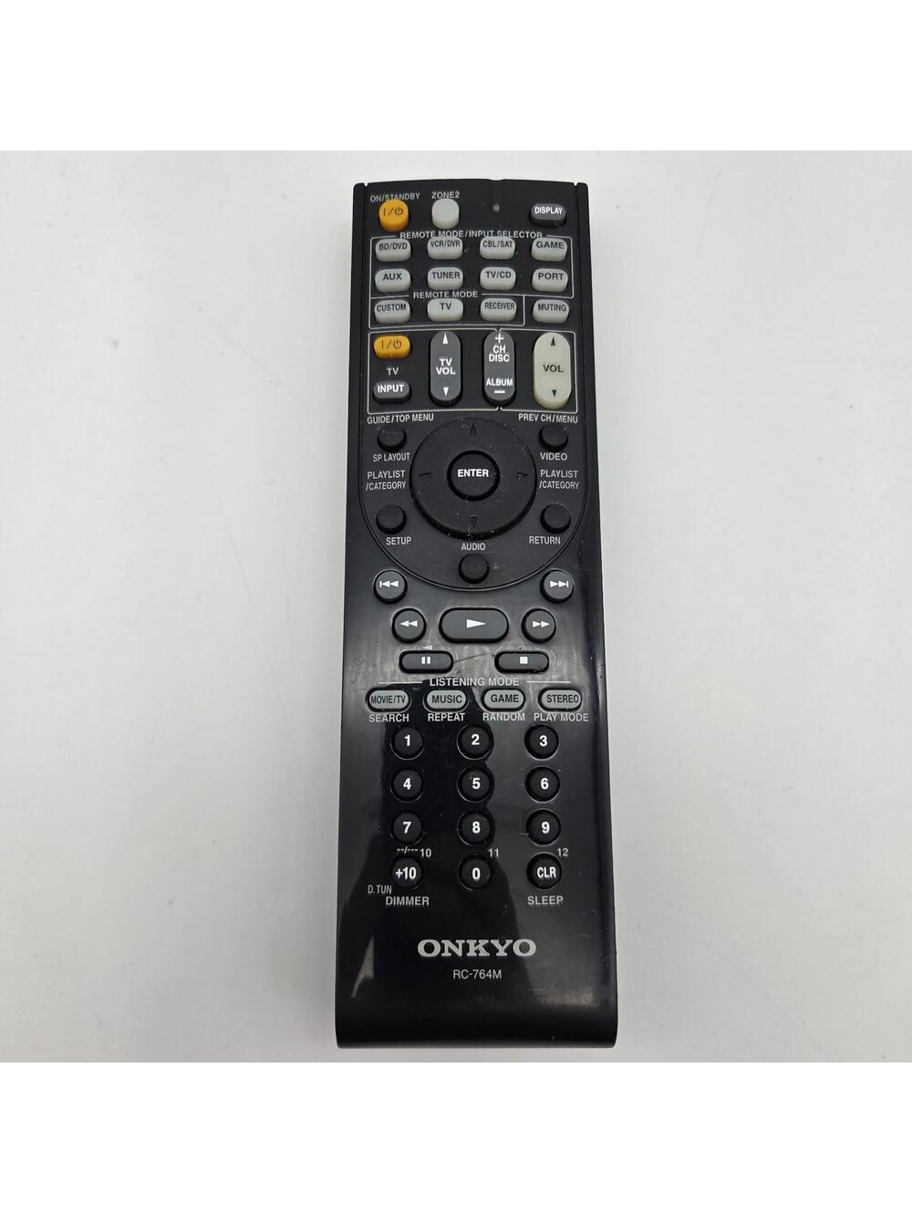 Genuine Onkyo RC-764M AV Remote Control Stereo System OEM - Tested Fast Shipping